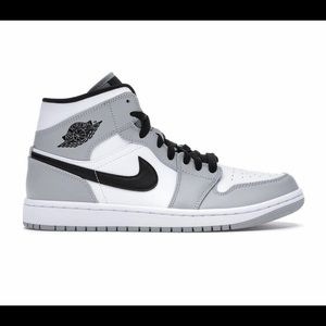 Jordan 1 Mid Light smoke Grey